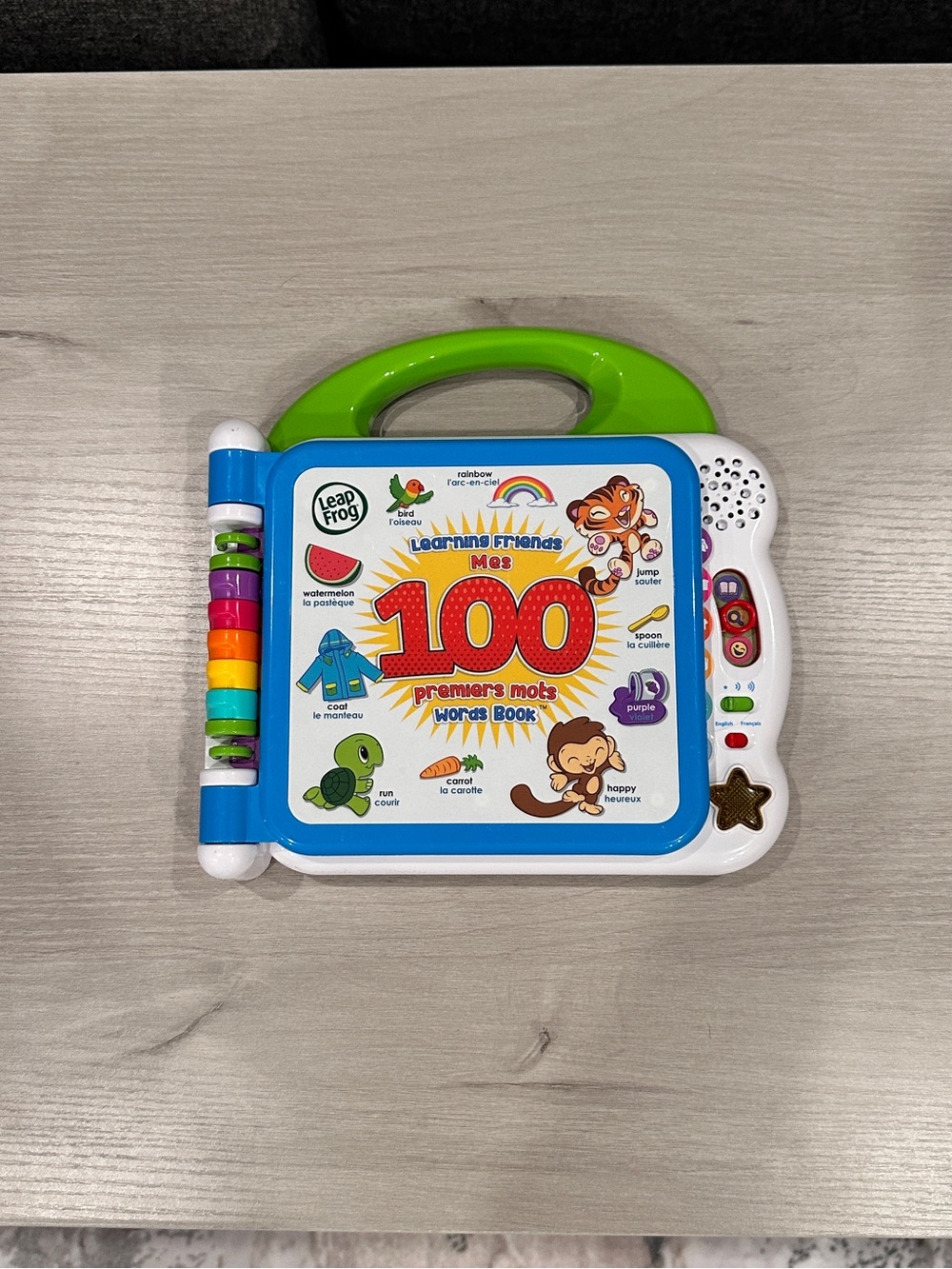 LeapFrog Learning Friends 100 Words Book - Blue & Green